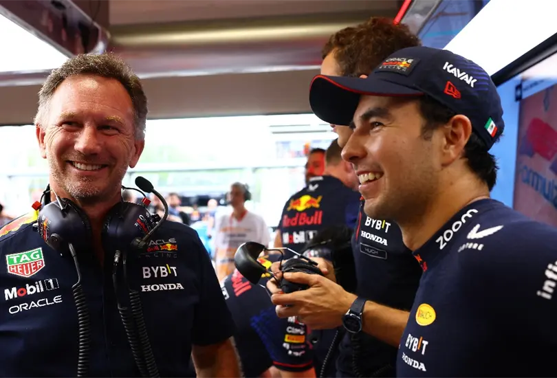 Christian Horner, director de Red Bull, habl&oacute; de la actuaci&oacute;n de Checo P&eacute;rez en el GP de Brasil