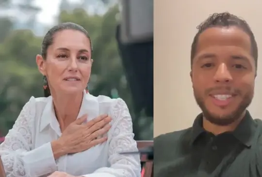 Giovani Dos Santos manifestó su apoyo para Claudia Sheinbaum.