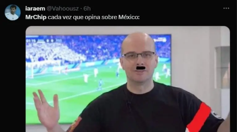 Mr. Chip fue criticado por los mexicanos - Captura de pantalla