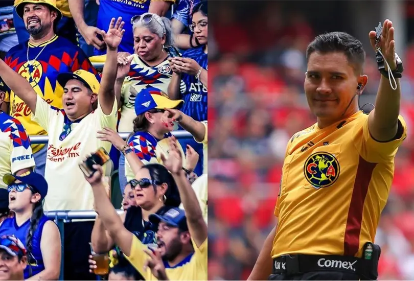 Aficionados no dudaron en festejar que los se&ntilde;alamientos acusan al &aacute;rbitro de beneficiarlos con su trabajo en la cancha.