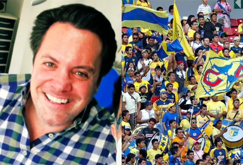 Juan Pablo Fern&aacute;ndez no se contuvo con la afici&oacute;n americanista.