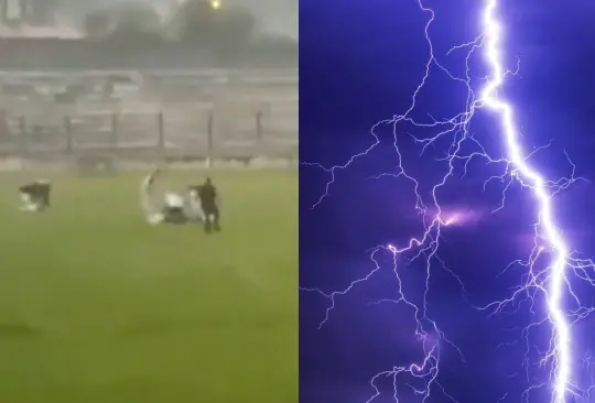 Un futbolista perdió la vida tras caerle un rayo.