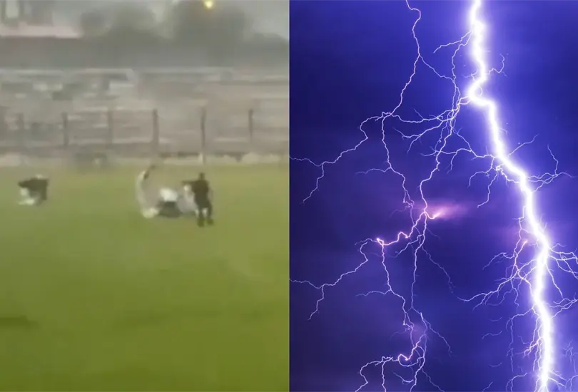 Un futbolista perdi&oacute; la vida tras caerle un rayo.