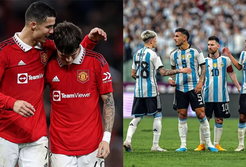 Alejandro Garnacho ha sido cuestionado por su admiración a Cristiano Ronaldo. Alejandro Garnacho ha sido cuestionado por su admiración a Cristiano Ronaldo.
