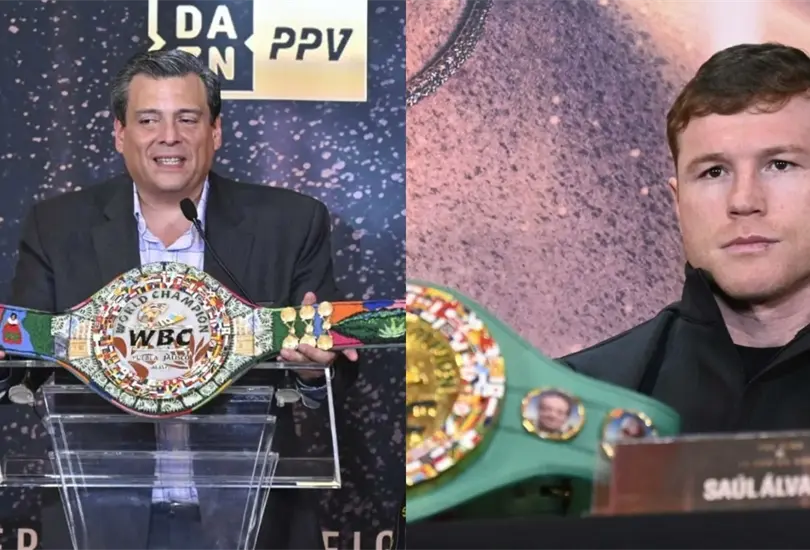 El presidente de la CMB amenaz&oacute; a Canelo &Aacute;lvarez por su negativa a enfrentar a David Benavidez