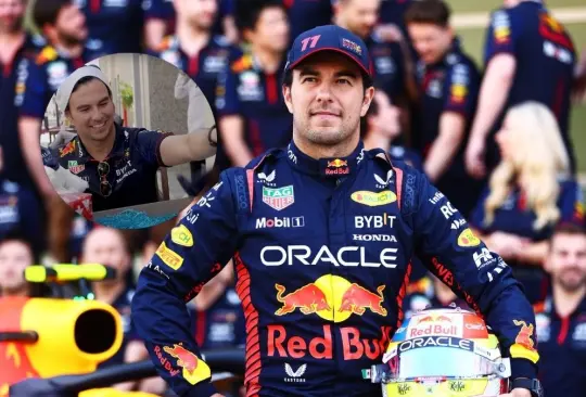 Checo Pérez recibió un regalo peculiar en el intercambio de F1 Checo Pérez recibió un regalo peculiar en el intercambio de F1