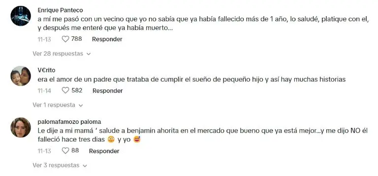 La gente en TikTok comentó sus experiencias similares. Captura de pantalla