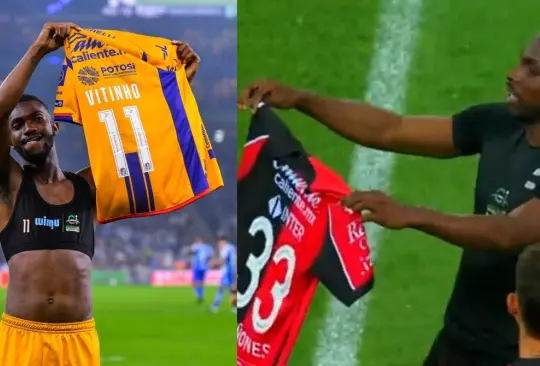 Algunos futbolistas de la Liga MX han celebrado sacándose la camiseta y mostrándola al rival.