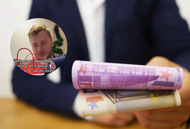 Un trabajador mostr&oacute; lo que recibi&oacute; de aguinaldo por parte de su empresa