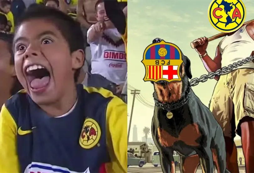 El conjunto azulcrema logr&oacute; una sorpresiva victoria ante los blaugranas y la creatividad de la afici&oacute;n destac&oacute; en redes.
