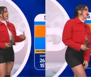 Chica del clima en Multimedios se viraliza por decir groserías: "ching... madre" (VIDEO)