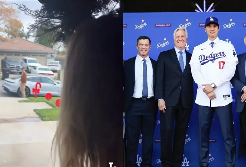 Ohtani le dio un regalo especial a la esposa de su compa&ntilde;ero de equipo.