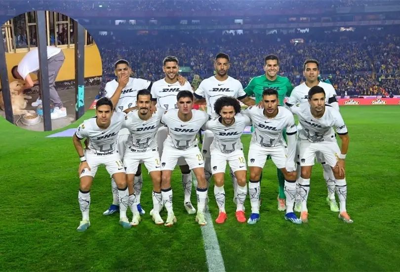 El nuevo refuerzo de Pumas conmovi&oacute; a los aficionados con su despedida a su perro