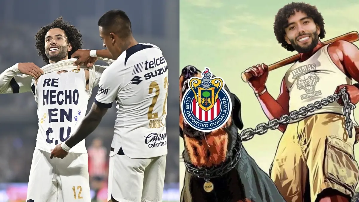 Chivas es víctima de los memes tras goleada de Pumas cortesía del 'Chino' Huerta