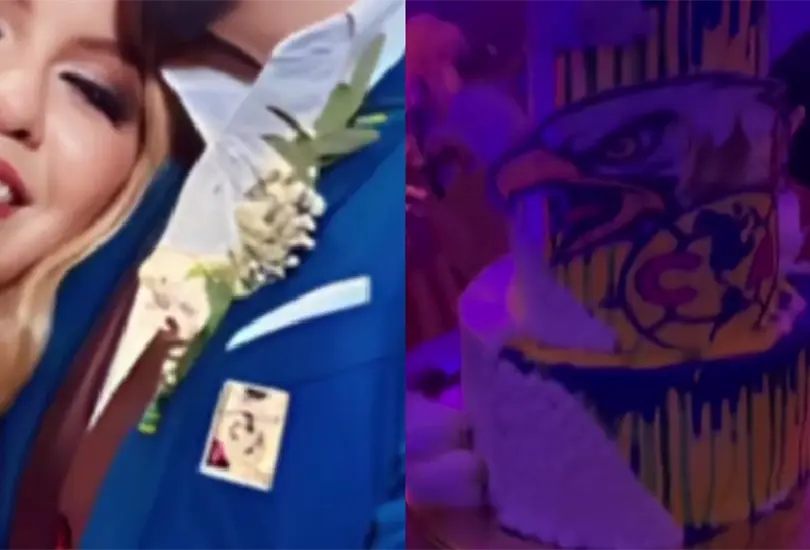 Esta boda no dejó pasar por al alto el equipo de preferencia de la Liga MX. Esta boda no dejó pasar por al alto el equipo de preferencia de la Liga MX.