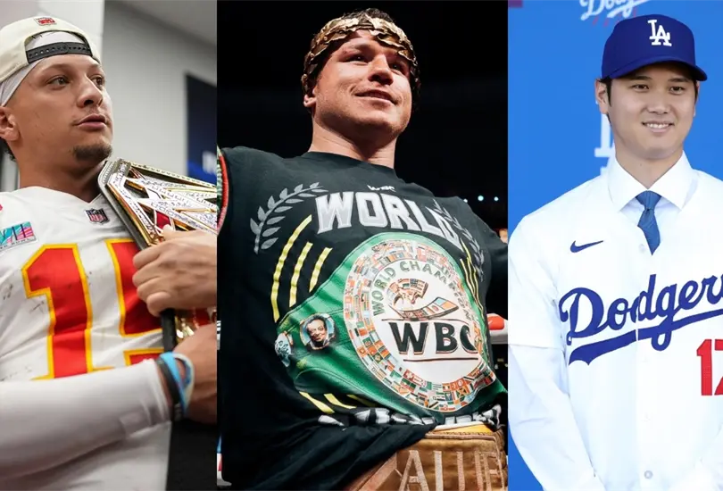 Los Kansas City Chiefs, Canelo &Aacute;lvarez y Shohei Ohtani se robaron los reflectores en 2023