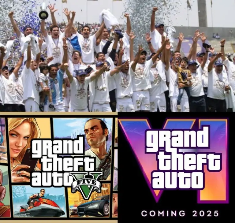 Pumas fue campeón el mismo año que salió un tráiler de GTA - @Pumasmx / Rockstar Games