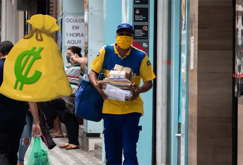 Un repartidor presumi&oacute; el salario que gana con una empresa en internet