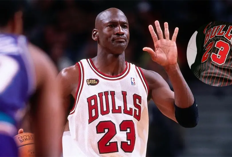 Michael Jordan y su hist&oacute;rico jersey 23 que todos quieren tener. 
