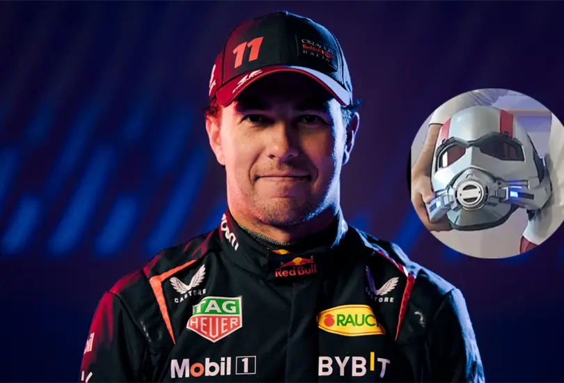 Checo Pérez presumió en sus redes sociales su nuevo casco de Ant-Man y definió si lo podrá usar en el sebut de la campaña 2023 de la F1. Checo Pérez presumió en sus redes sociales su nuevo casco de Ant-Man y definió si lo podrá usar en el sebut de la campaña 2023 de la F1.