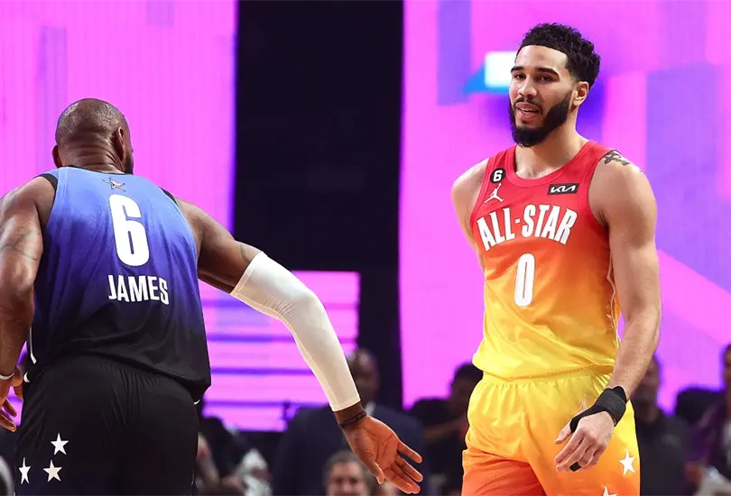 Jayson Tatum brill&oacute; en el juego de estrellas de la NBA para darle la victoria al Team Giannis y quitarle el invicto al equipo de LeBron James.
