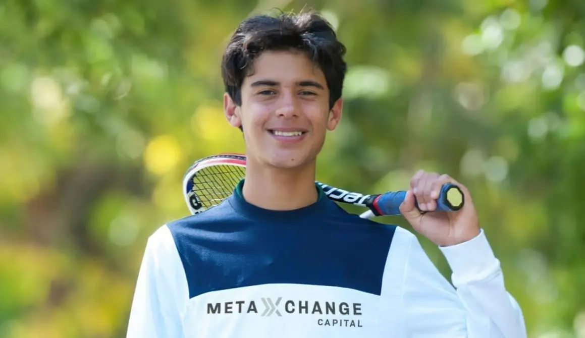 Rodrigo Pacheco, promesa mexican del tenis se ganó su lugar en el Abierto Mexicano de Tenis como un comodín por participar como local.