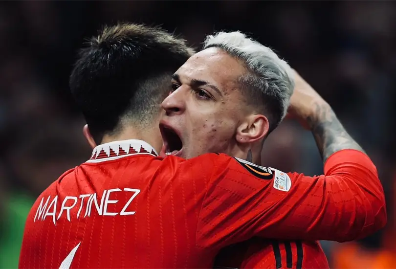 Antony Santos guio al Manchester United a los Octavos de Final de la Europa League.