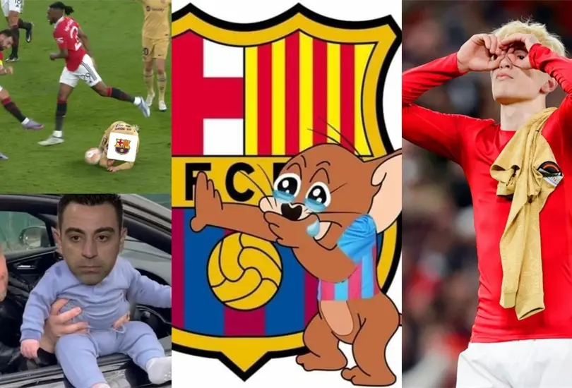 Los memes se hicieron presentes en la victoria del Manchester United vs Barcelona en la Europa League.