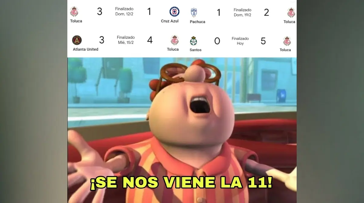 Santos vs Toluca: Los mejores memes de la GOLEADA 0-5 a los 'Guerreros'