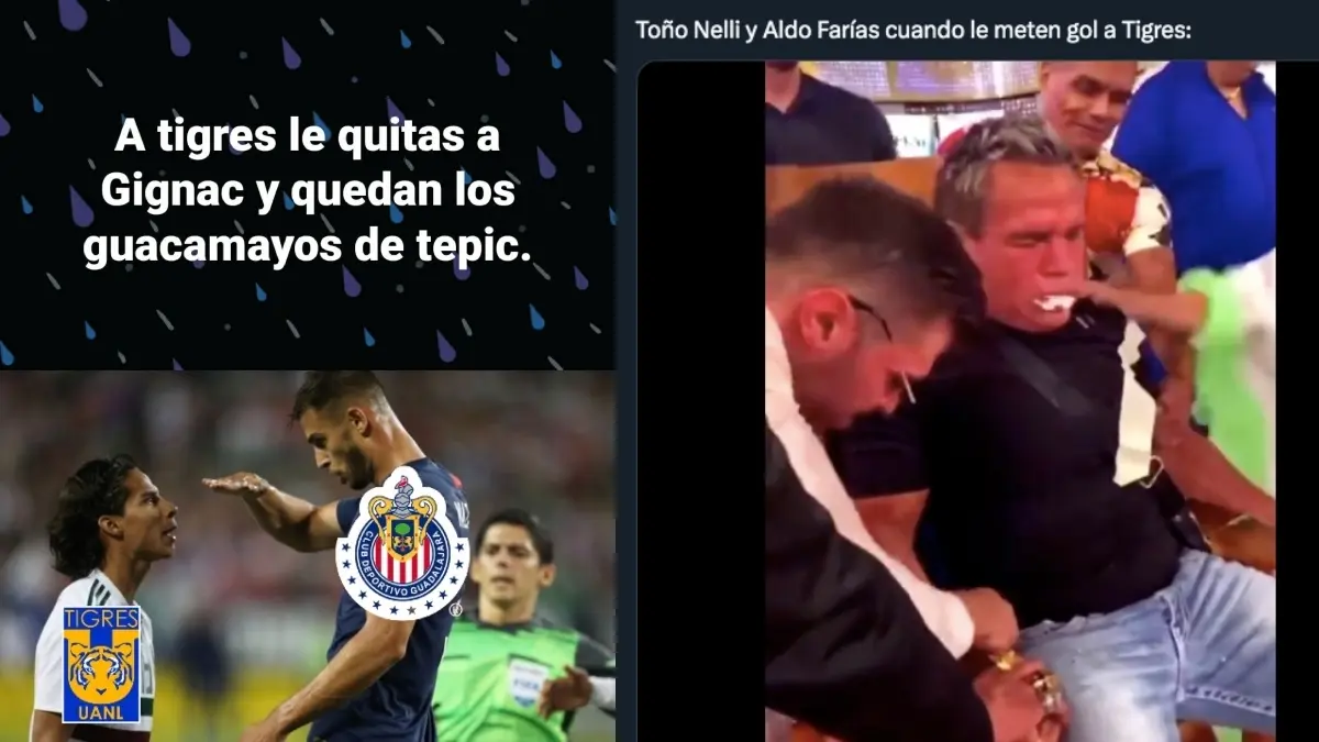 Chivas sorprendió a Tigres derrotándolos 1-2, por lo que los memes contra los 'Felinos' no se hicieron esperar.