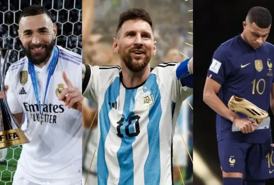 Francia con Benzema y Mbappé y Argentina con Messi; los países finalistas de Qatar 2022 presentes en The Best 2023.