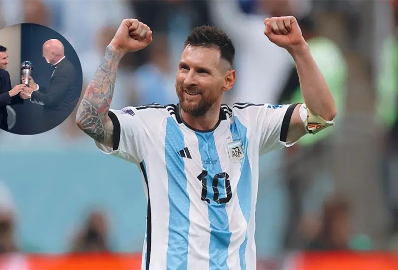 Lionel Messi gan&oacute; el Premio The Best 2022 de la FIFA