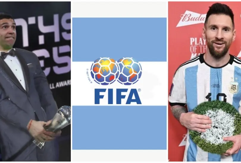 Argentina, Lionel Messi y el Dibu Mart&iacute;nez fueron los protagonistas de los memes de la gala de los premios The Best.
