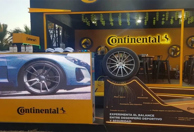 Continental present&oacute; la SportContact7 durante el Abierto Mexicano de Tenis.