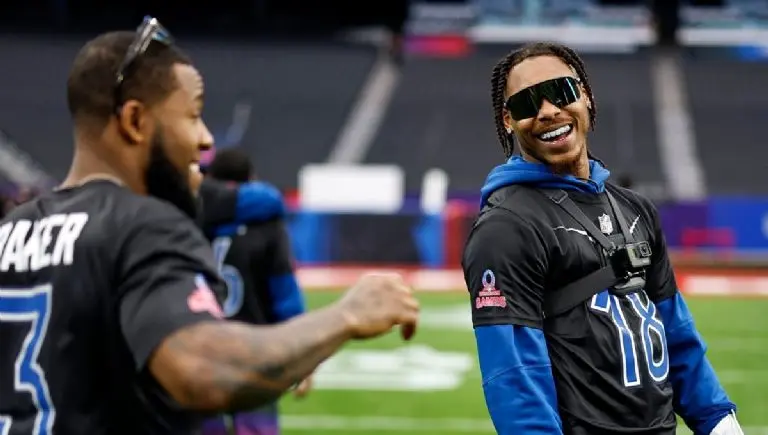 Los representantes de la Conferencia Nacional estarán de color azul. <br>@NFL