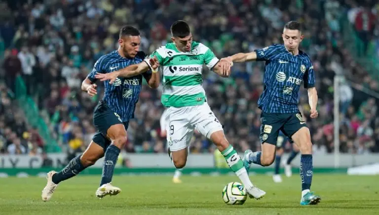 América y Santos empataron a dos goles.