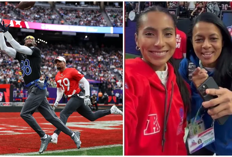Diana Flores y la Conferencia Americana perdieron en el Pro Bowl 2023 de la NFL emn el &uacute;ltimo partido de Flag Football ante la Conferencia Nacional.