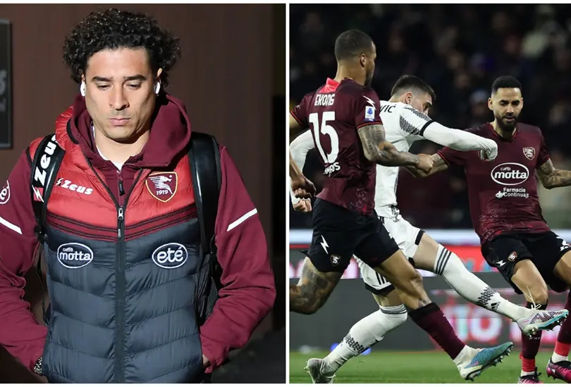 Los errores defensivos del Salernitana provocaron que la Juventus los goleara en un encuentro donde Ochoa poco pudo hacer para evitar los goles.