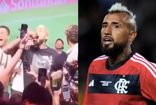 Arturo Vidal recibió burlas por hablar antes de tiempo.