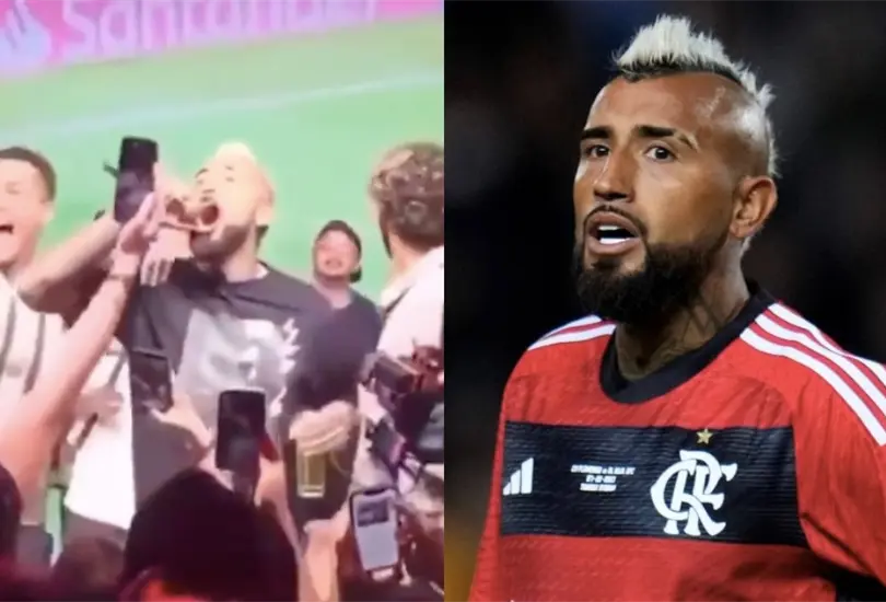 Arturo Vidal recibi&oacute; burlas por hablar antes de tiempo.