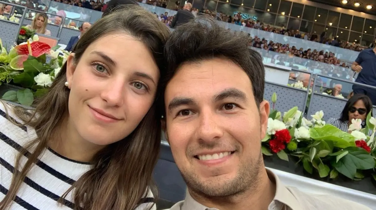 Carloa Mart&iacute;nez, esposa de 'Checo' P&eacute;rez y madre de sus tres hijos.