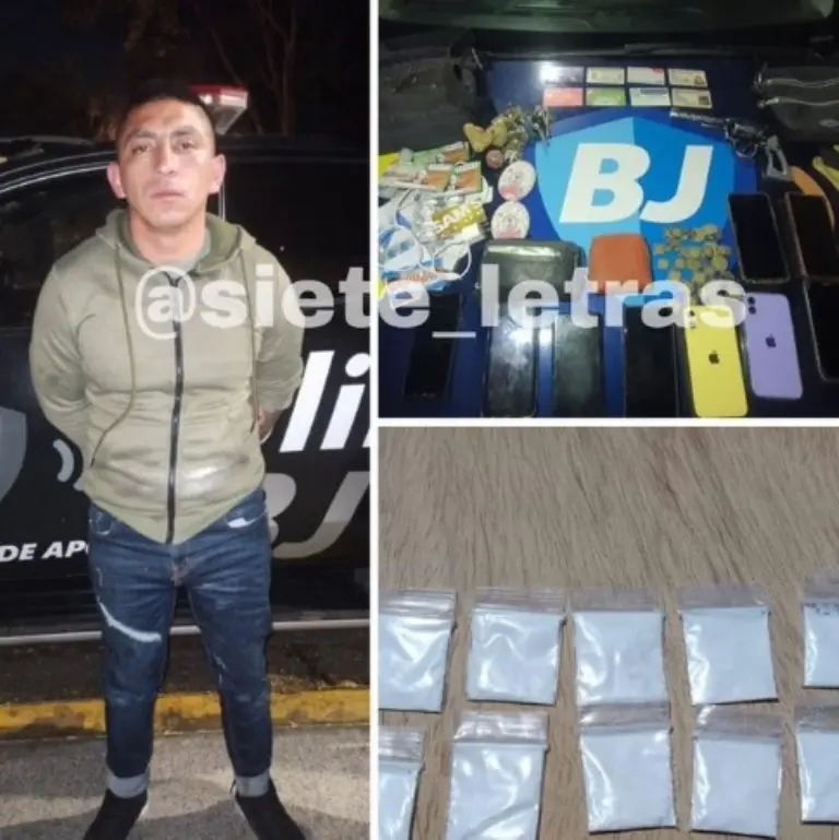 Uno de los asaltantes fue detenido por las autoridades de la Benito Juárez. Foto: Captura de pantalla.