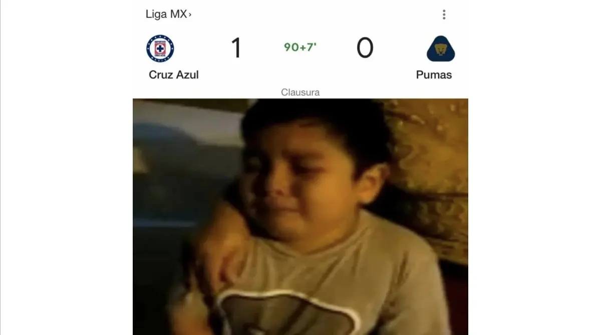 Los memes que dejó la victoria de Cruz Azul sobre Pumas en el Estadio Azteca