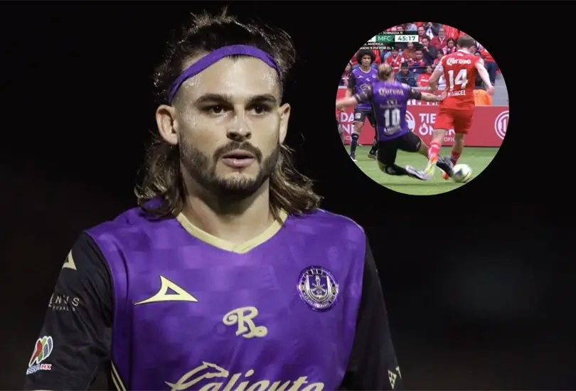 Nicol&aacute;s Benedetti se rob&oacute; los reflectores de la goleada de Toluca sobre Mazatl&aacute;n por una dura barrida a Marcel Ruiz