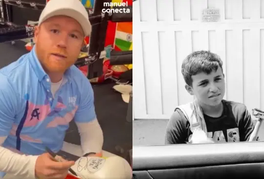 Canelo no dudó en tener un enorme gesto con su pequeño fan venezolano.