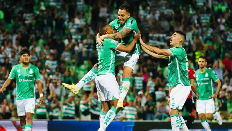 Javier Correa anotó doblete ante Tijuana. @ClubSantos