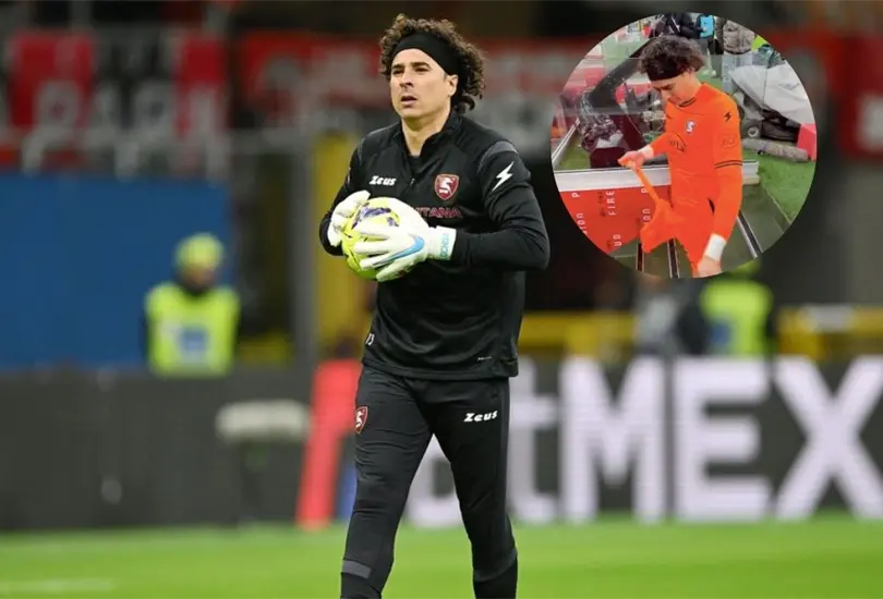 Guillermo Ochoa sorprendió a unos aficionados con un regalo Guillermo Ochoa sorprendió a unos aficionados con un regalo