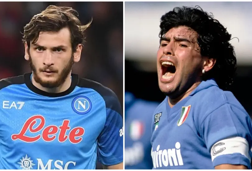 Kvaratskhelia se convirtió en uno de los mejores jugadores del mundo y ya hay algunos aficionados que lo comparan con Diego Armando Maradona. Kvaratskhelia se convirtió en uno de los mejores jugadores del mundo y ya hay algunos aficionados que lo comparan con Diego Armando Maradona.