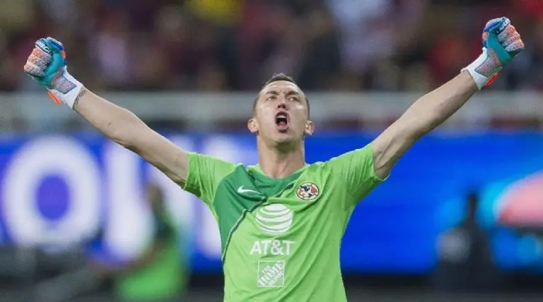 Agustín Marchesín celebra una victoria de América sobre Cruz Azul - @agustinmarchesin1