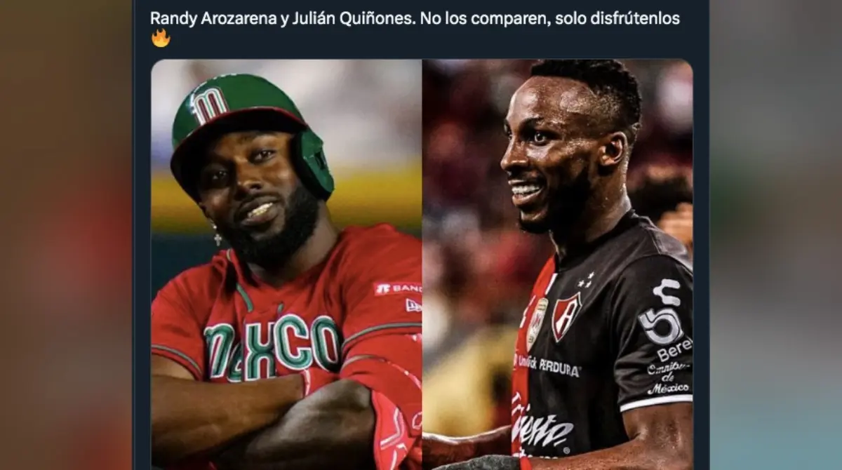 Julián Quiñones y Randy Arozarena han sorprendido por su considerable parecido y por las grandes actuaciones que están dejando en y a nombre de México.